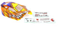 10706  Redcat Racing 1/10 Buggy Body Orange and Blue