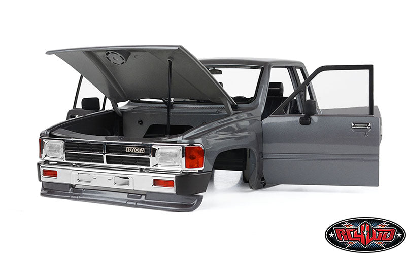 Z-B0271 RC4WD 1987 Toyota XtraCab Hard Body Complete Set (Grey)