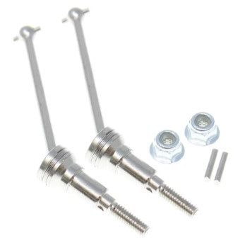 RER13681 Metal Front CAD Shafts + Pins+Lock Nut M4