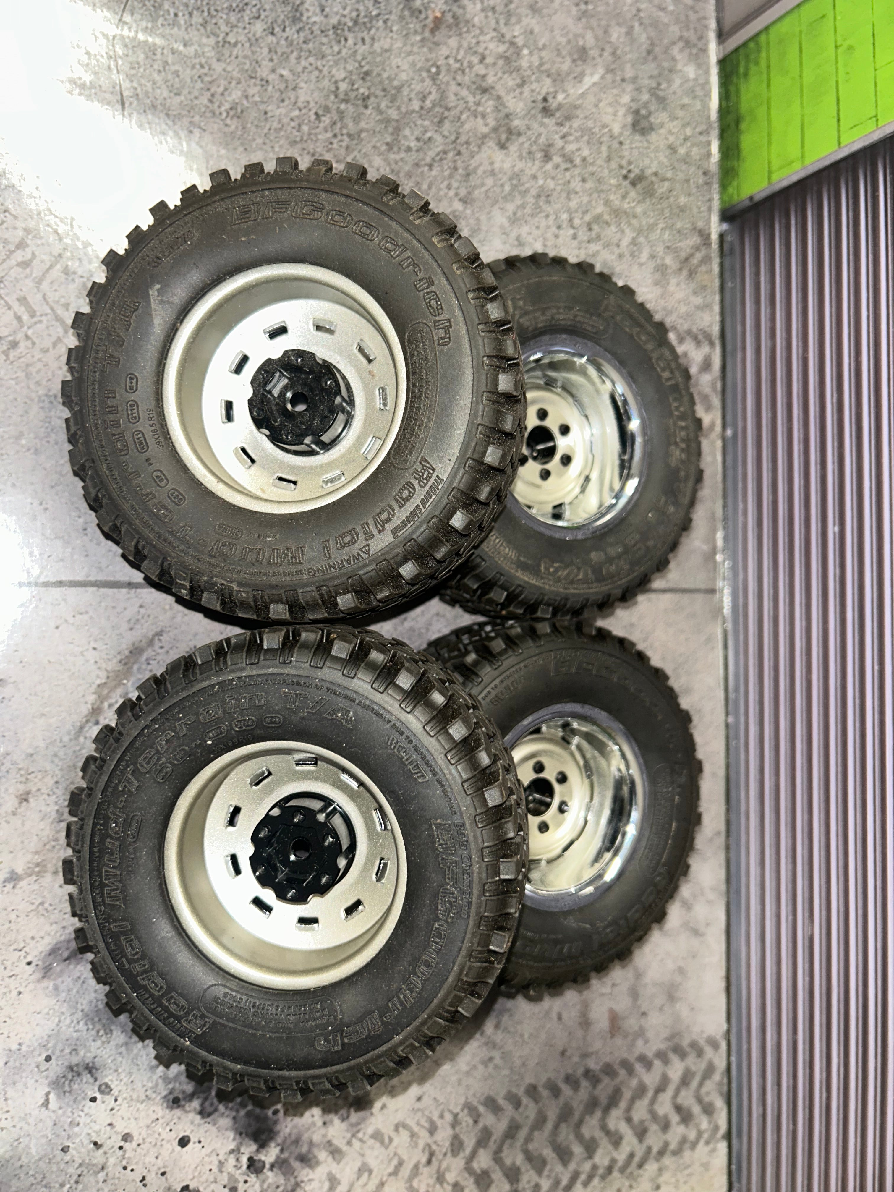 USED RC4WD K10 stock take off Rally wheels and BFGoodrich tires