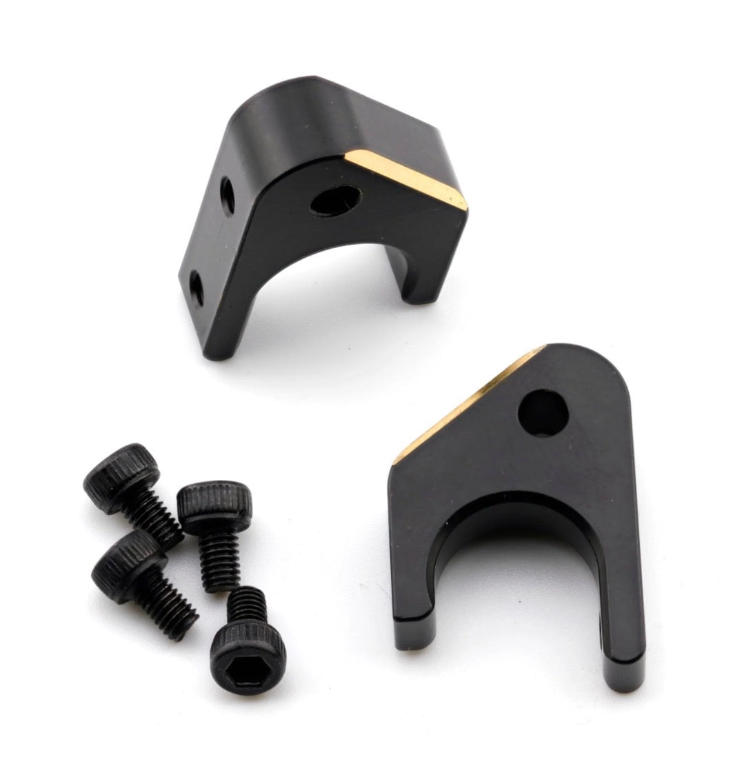 Phb6870 Powerhobby AR45 Front Portal Axles Brass Leaf Mounts