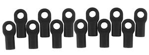 80472 Short Rod Ends, Black