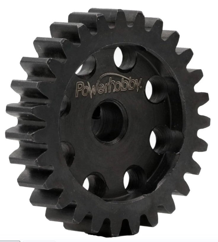 PH23TMS Powerhobby Hardened Steel 23T Mod1 5mm Pinion Gear Mod 1 Speed Run / Drag Racing