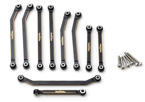 Phb6919 PowerHobby Brass High Clearance 4-Link w/Steering Link Redcat ASCENT-18