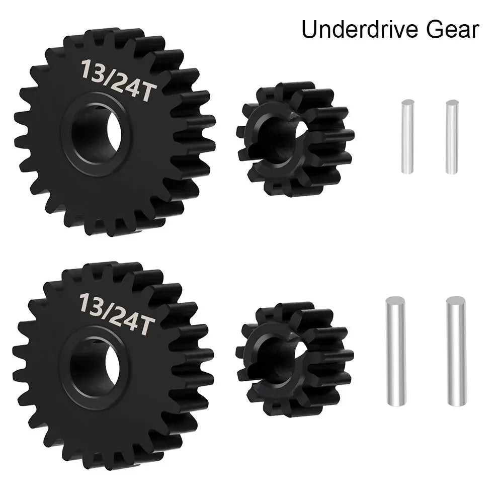 PHB7010 PowerHobby Hardened Steel 13t + 24t Portal Gears Redcat Ascent-18