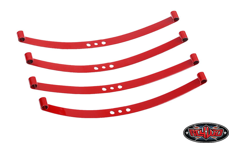 Z-S0570 Red Super Soft Flex Leaf Springs (4)