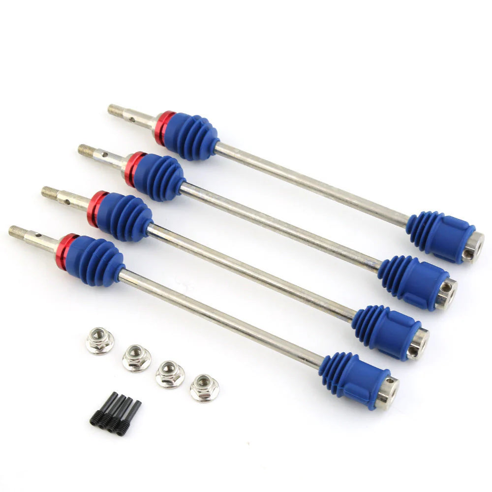 PHB5603 PowerHobby Driveshafts/CVD Blue (4) for Revo E-Revo T-Maxx E-Maxx