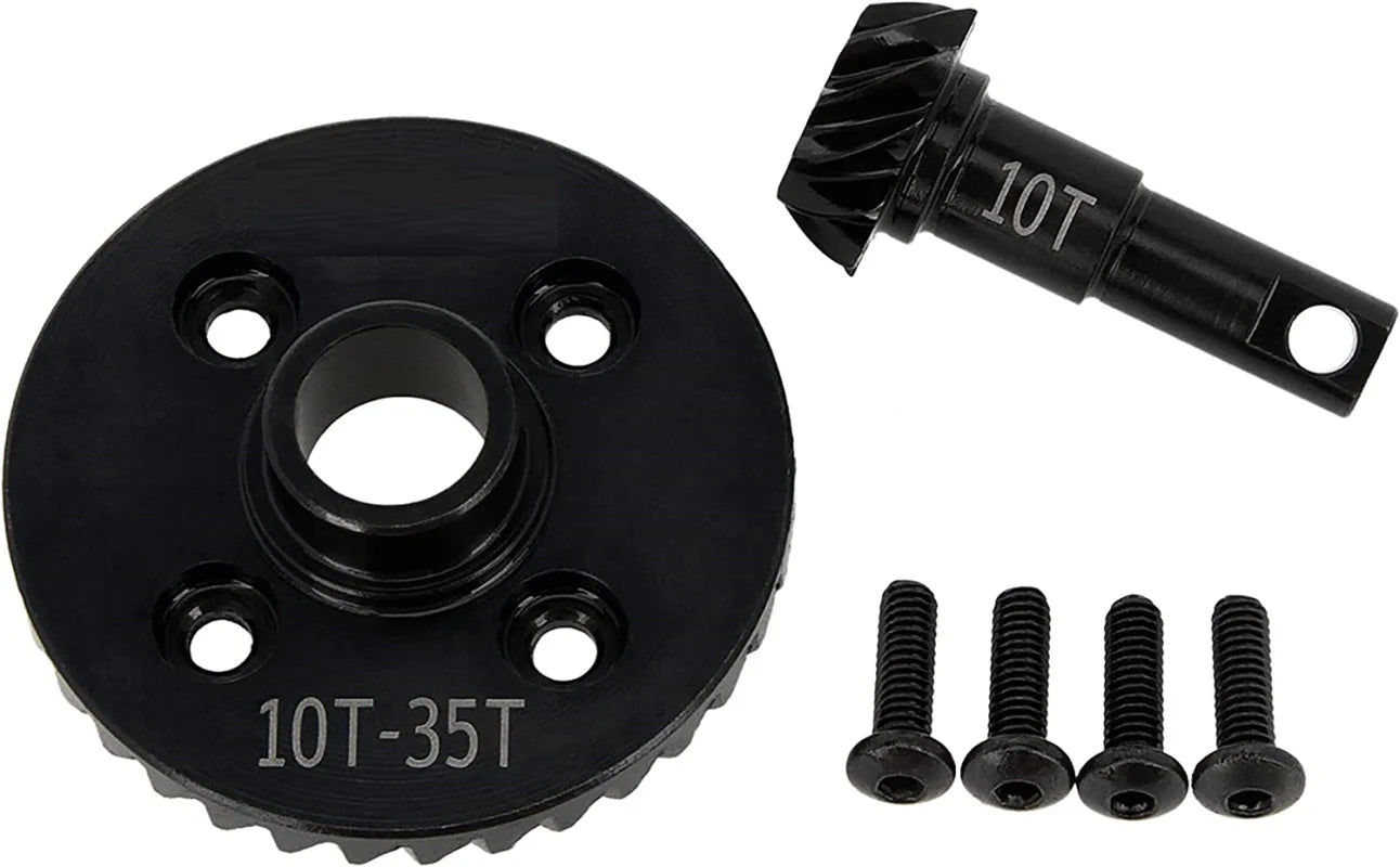 PHBTRX611  Steel Helical Diff Ring / Pinion Underdrive 35T / 10T FOR Traxxas TRX-4
