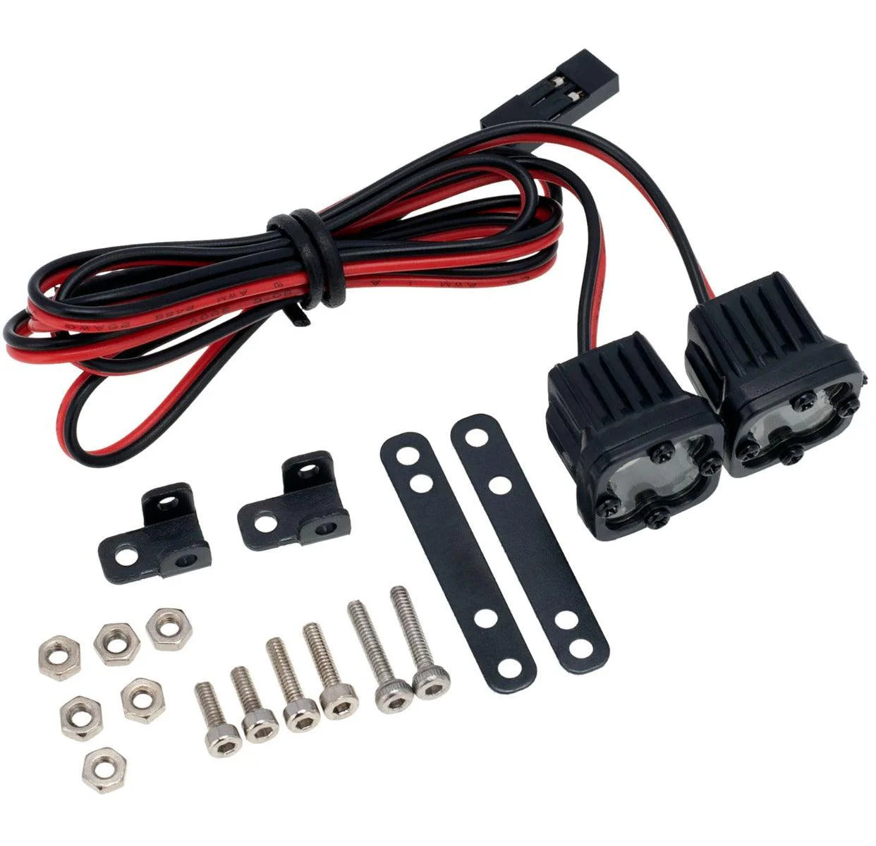 PHLight-001 PowerHobby RC 2 Single LED Lights Headlights Spotlight for 1/10 1/8