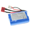 rer13688 Battery Pack ( TYPE 18500 , Li-ion 7.4V,1500mAH),W/T-Plug(Upgraded Part for brushless truck)